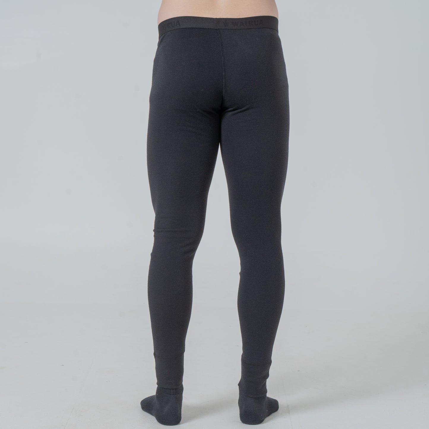 Herren Base Layer 100% Merino Wolle 17.2 Micron schwarz