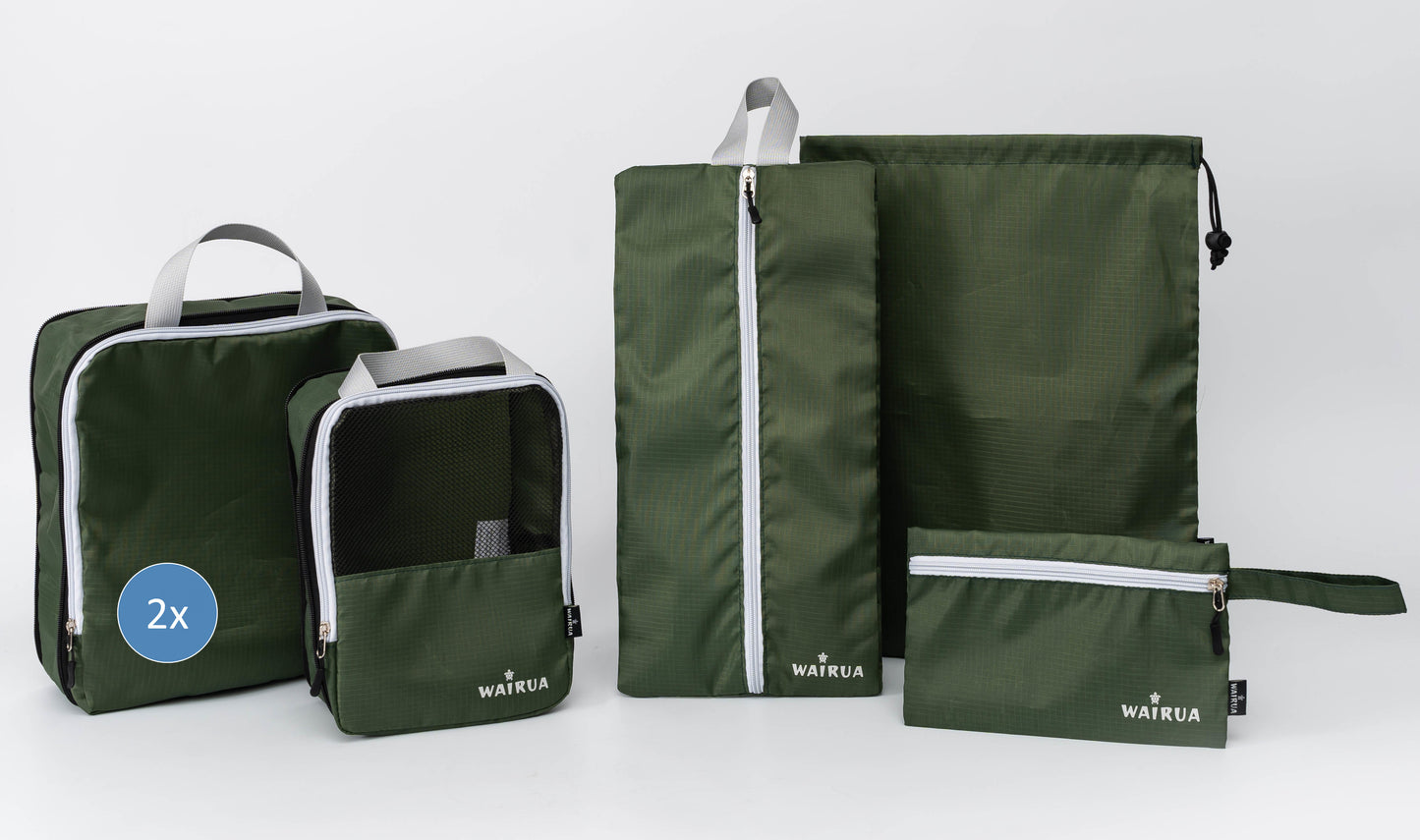 Reisetasche Premium Packbeutel 3 / 6 teiliges Set mit Kompression Packtaschen