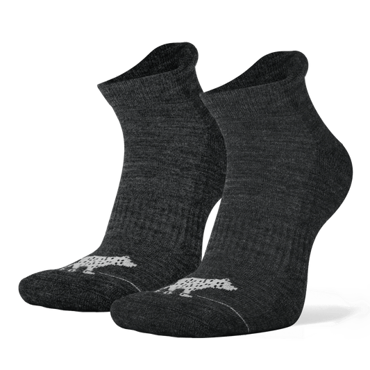 4 Paar Merino Sportsocken kurz gepolstert