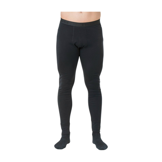 Herren Base Layer 100% Merino Wolle 17.2 Micron schwarz