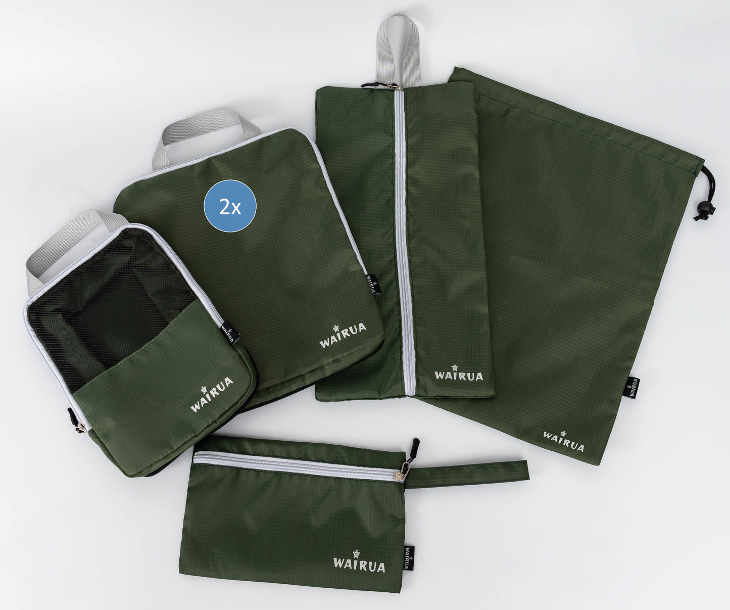 Reisetasche Premium Packbeutel 3 / 6 teiliges Set mit Kompression Packtaschen